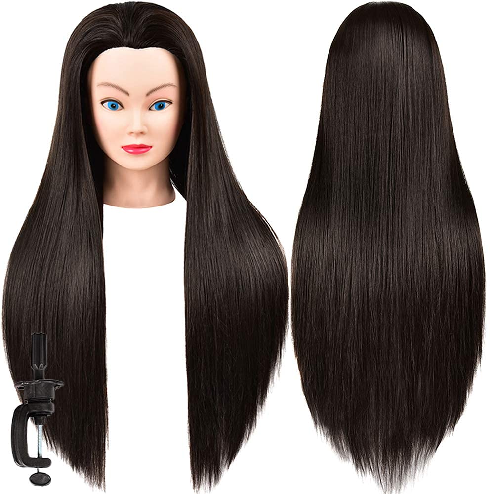 Paradise® Synthetic Hair Dummy For Hair Styling Practice/Cutting Hair