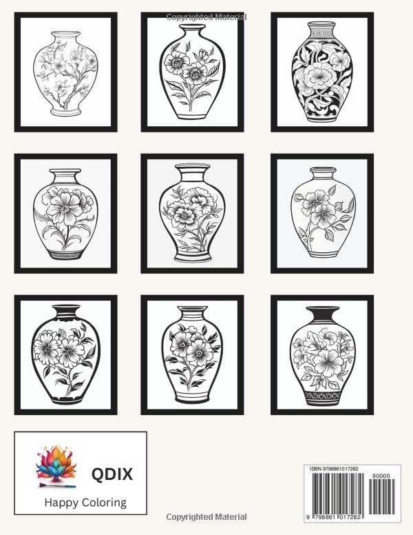 chinoiserie Vases Delights: (50 Pages) - Image 2