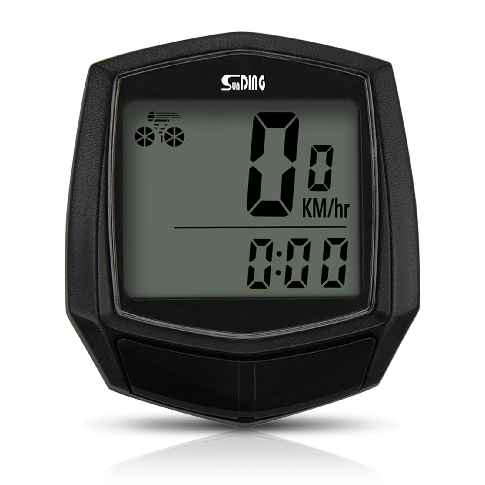 Domary Speedometer, Cycling Computer Wired Type Bike Computer Rainproof LCD Screen Bicycle Computer