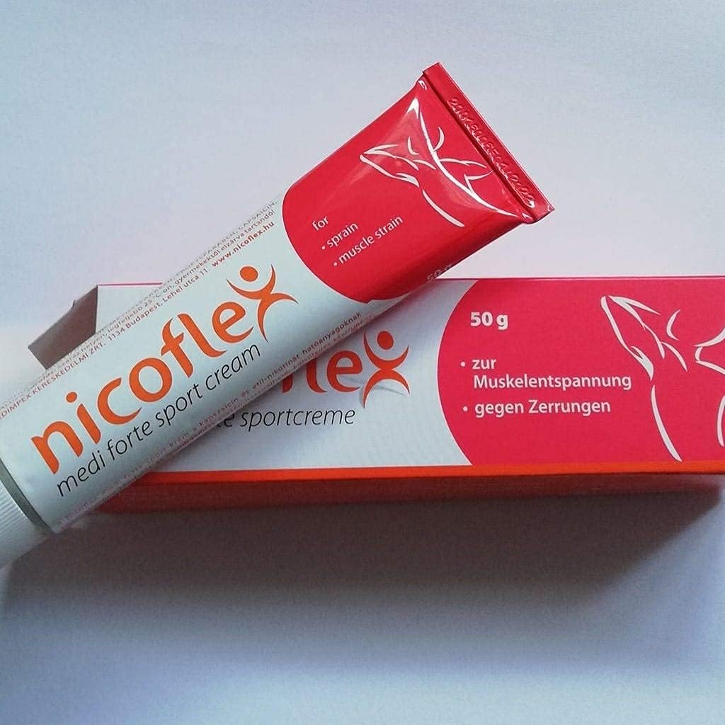 Nicoflex Medi Forte Sports Cream A Preparation to be Used for Muscle