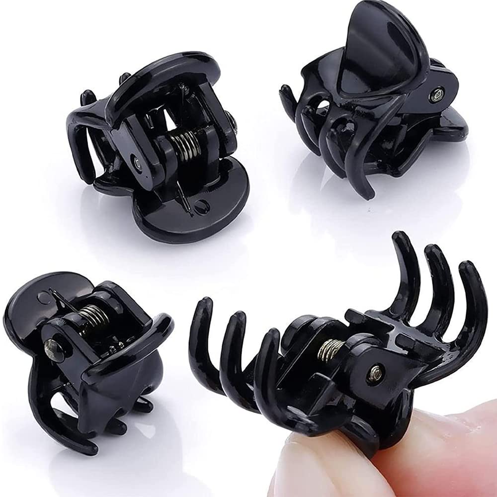 Plastic Hair Jaw Clips 12 Pieces Hair Claw Clips,Mini Hair Clips,Non Slip Hair Clip for Women Ladies Girls for Parties and Bathing - Image 2