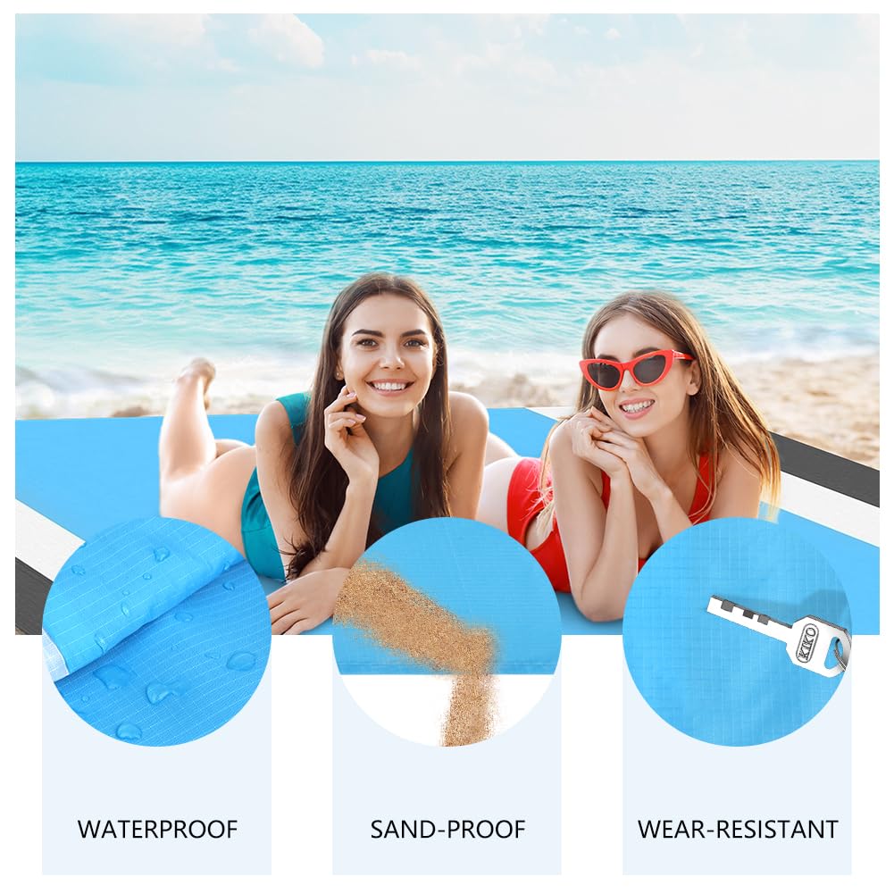 AYBUY Couverture Pique Nique Tapis,200 x 140 cm Tapis de Plage Imperméable avec 4 Clous Fixes,Natte de Plage pour Plage, Camping, Picnic, Parc, Voyage ect Les Èvénements en Extérieur,Noir AYBUY Couverture Pique Nique Tapis,200 x 140 cm Tapis de Plage Imperméable avec 4 Clous Fixes,Natte de Plage pour Plage, Camping, Picnic, Parc, Voyage ect Les Èvénements en Extérieur,Noir