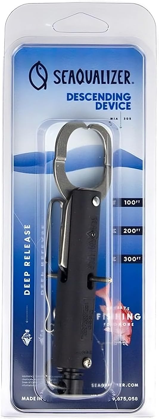 - Fish Descending Device – 3 Setting Release Device for Fishing – Non-Invasive and Reusable Fish Release Tool – NOAA Compliant - Made in USA