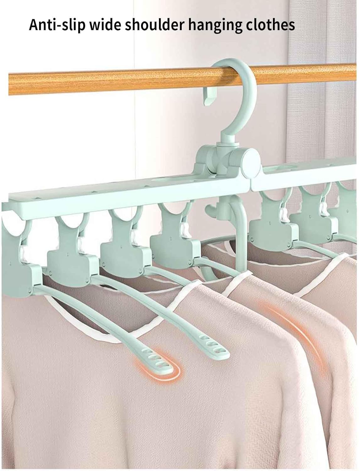 Plastic Coat Hangers Adult 1pack Coathangers Hangers for Clothes Space Saving Non Slip Clothes Support for Clothes Drying Strong Load-Bearing (50x40.5cm,White)