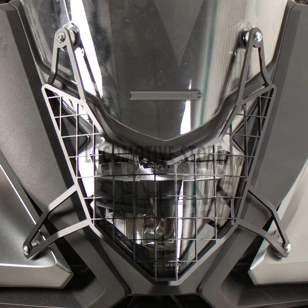 Plaque Phare Moto Pour XL 750 Phare Garde Phare Grille En Aluminium Plaque Phare Avant Moto