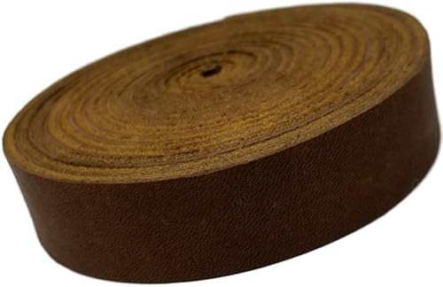TOFL Correa de cuero genuino de grano superior  72 pulgadas de largo  58 pulgadas de ancho  116 pulgadas de grosor (4-5 onzas)  1 tira de cuero para