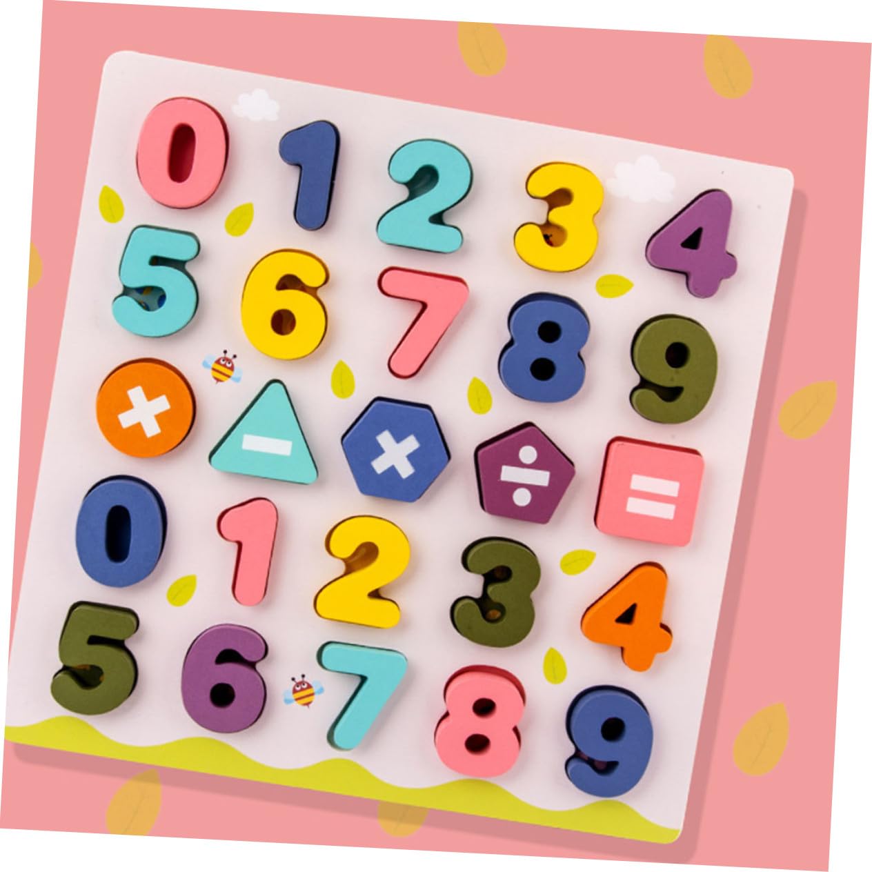 2 Juegos Juguetes Educativos de Madera Bloques Didácticos Reconocimiento de Letras y Números para Pequeños Aprendizaje Montessori Infantil