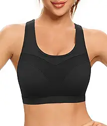 Sutiã esportivo feminino com suporte médio acolchoado com tiras nadador nas costas sutiã regata yoga treino para mulheres