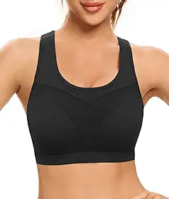 Sutiã esportivo feminino com suporte médio acolchoado com tiras nadador nas costas sutiã regata yoga treino para mulheres