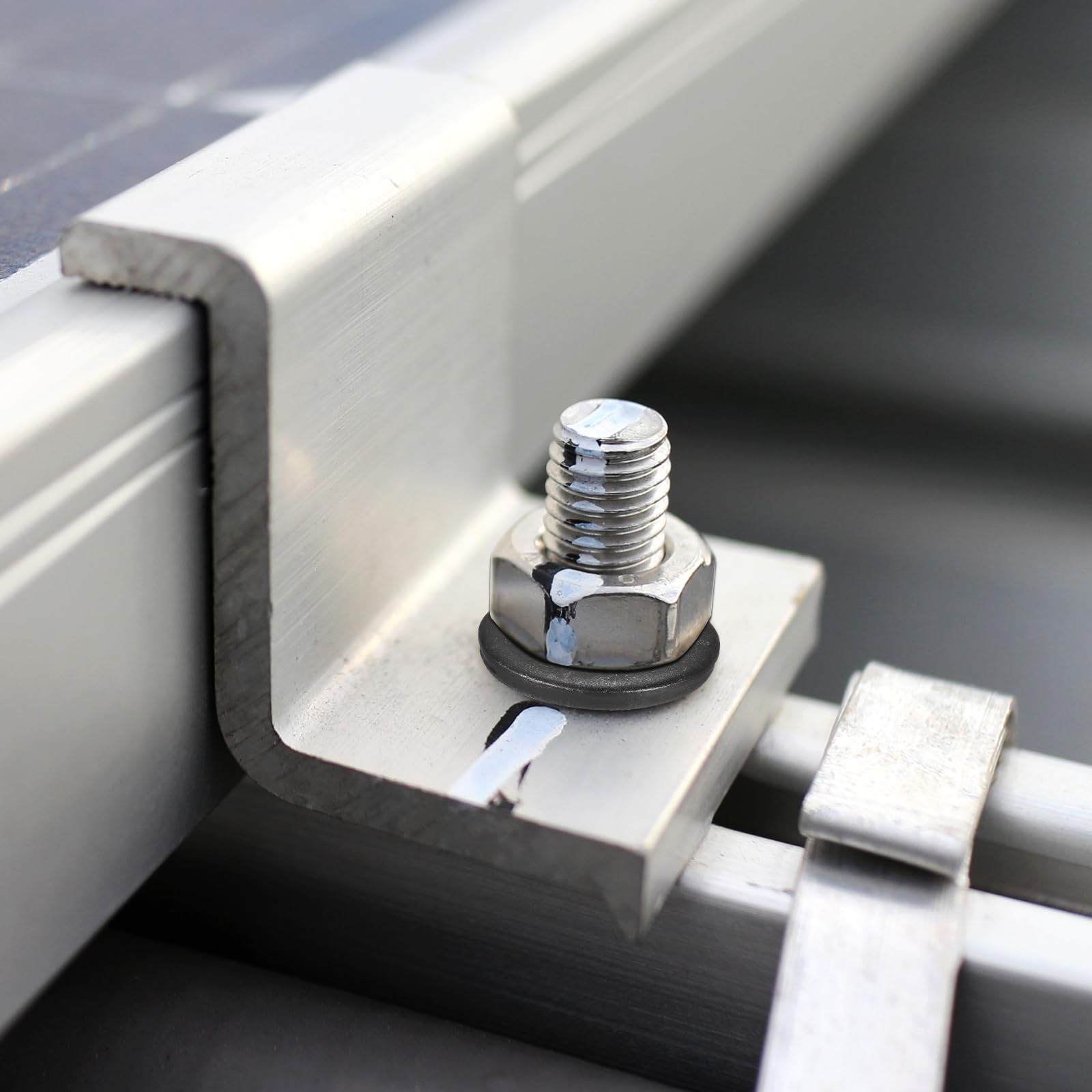 QUARKZMAN 24 Piezas de Arandela Plana Negra de 1 3/16" para Tornillo M30 Arandelas de Acero de 30mm DI 60mm de 10mm de Longitud para Uso Industrial Tornillos Pernos