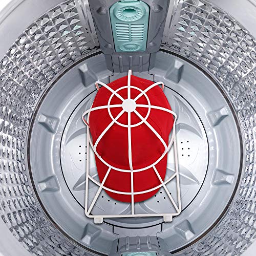 Hat Washer, 2 Pack Ball Cap Washer for Washing Machine, Baseball Hat Washer Cage, Baseball Cap Washing Cage, Curved Flat Bill Ball Cap Washer Protector, Dishwasher Hat Cleaner Rack Form Laundry Holder - Thumbnail 3