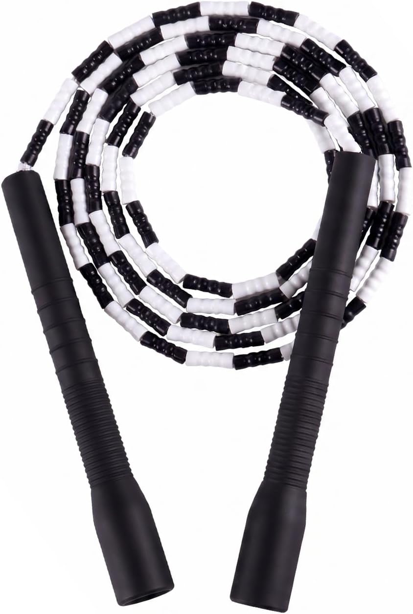 YUEDONG Soft Beaded Jump Rope for Teens & Adults
