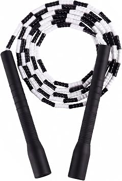 YUEDONG Soft Beaded Skipping Rope, Adjustable for Fitness