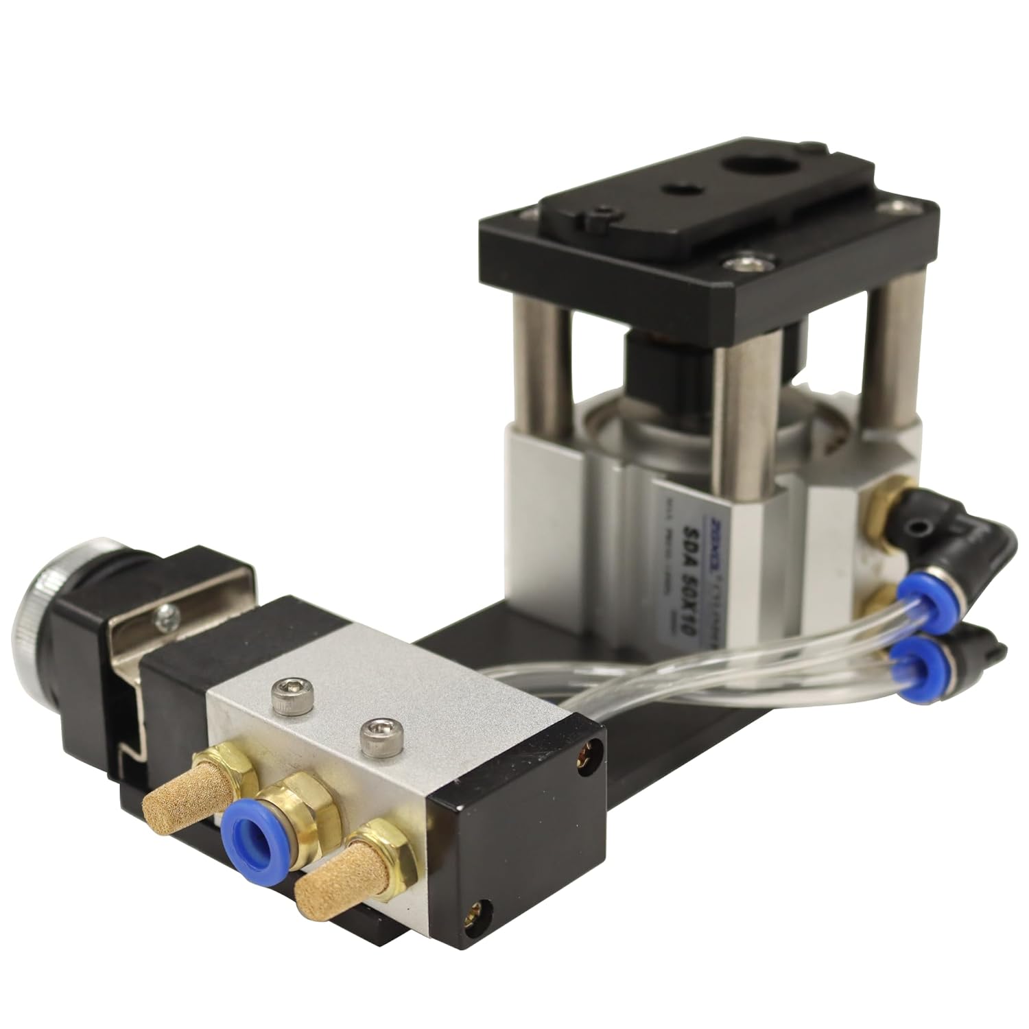 Woodworker Edge Banding Punch Tool 8mm& 15mm Pneumatic Hole Puncher Desktop Fixed Type 3in1 Furniture Trim Accessories Hole Guide Machine for Wood Edgebanding