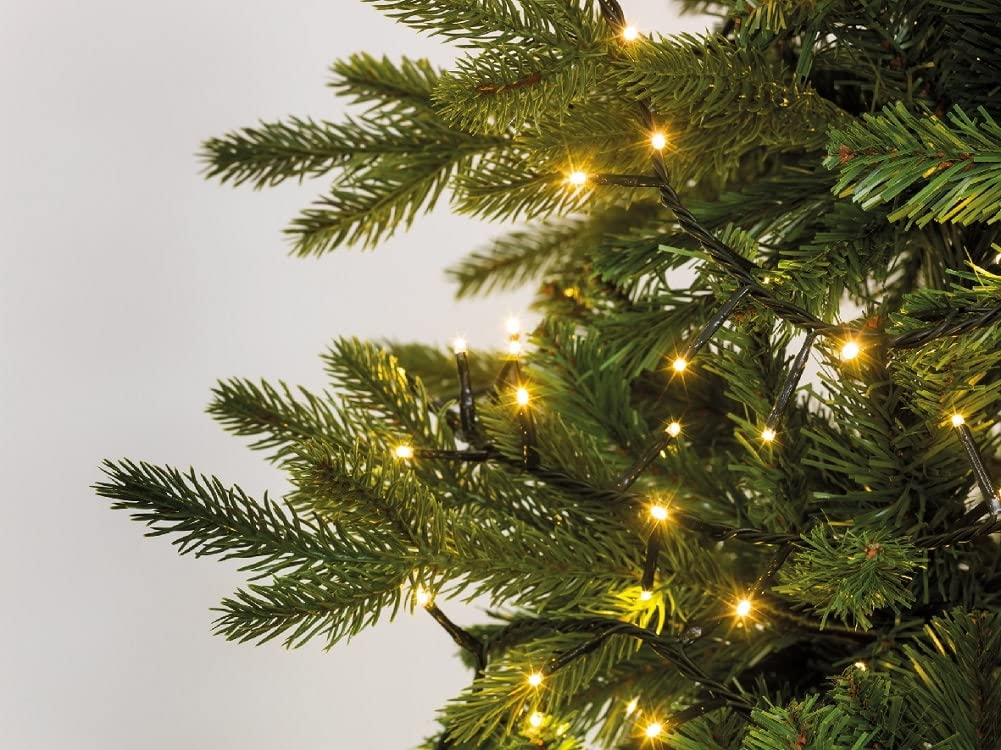 Lumineo LED Lichterkette 22,5m - 1000 LEDs Soft Gold Für Innen & Außen