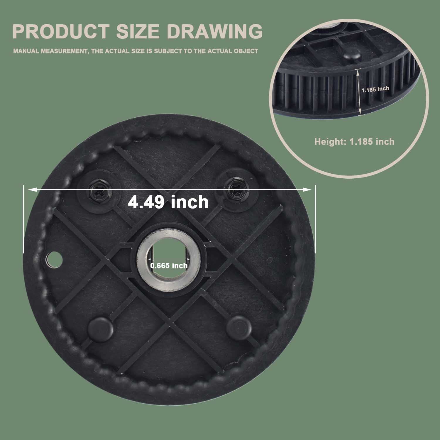121-9100 30" Sprocket Compatible with Toro 121-9100 120-1920 120-7042 Fits Model 20199, 20200, 20975, 20976, 20977 (2)