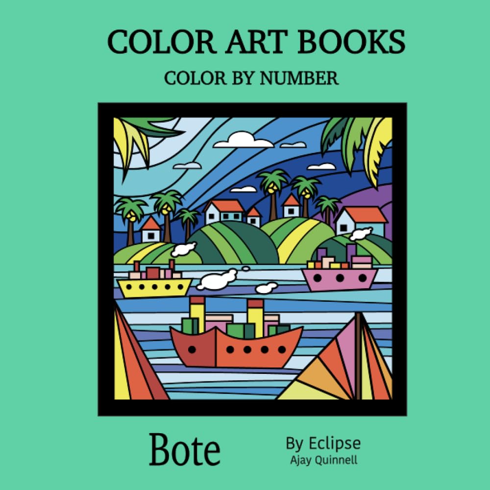 Bote - Color By Number Book : Superior paper edition