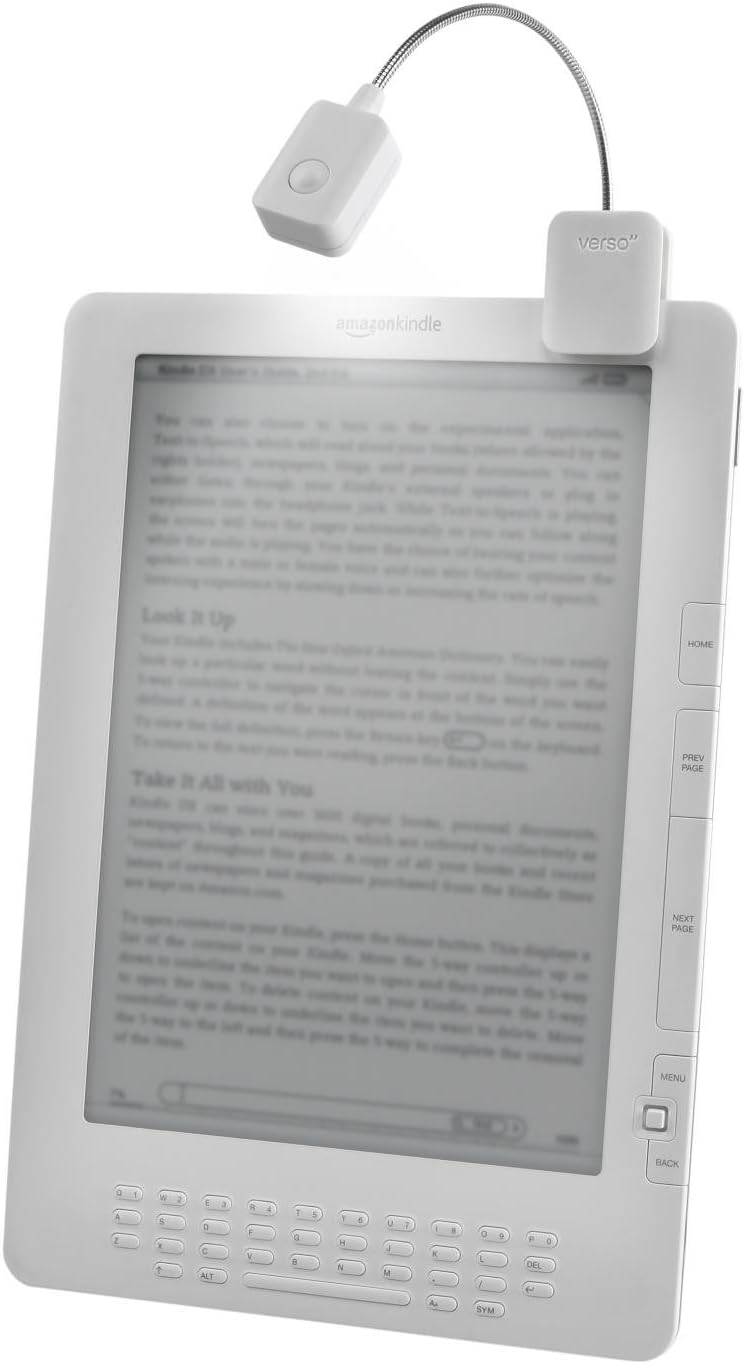 Verso Clip-On Reading Light for Kindle (White)