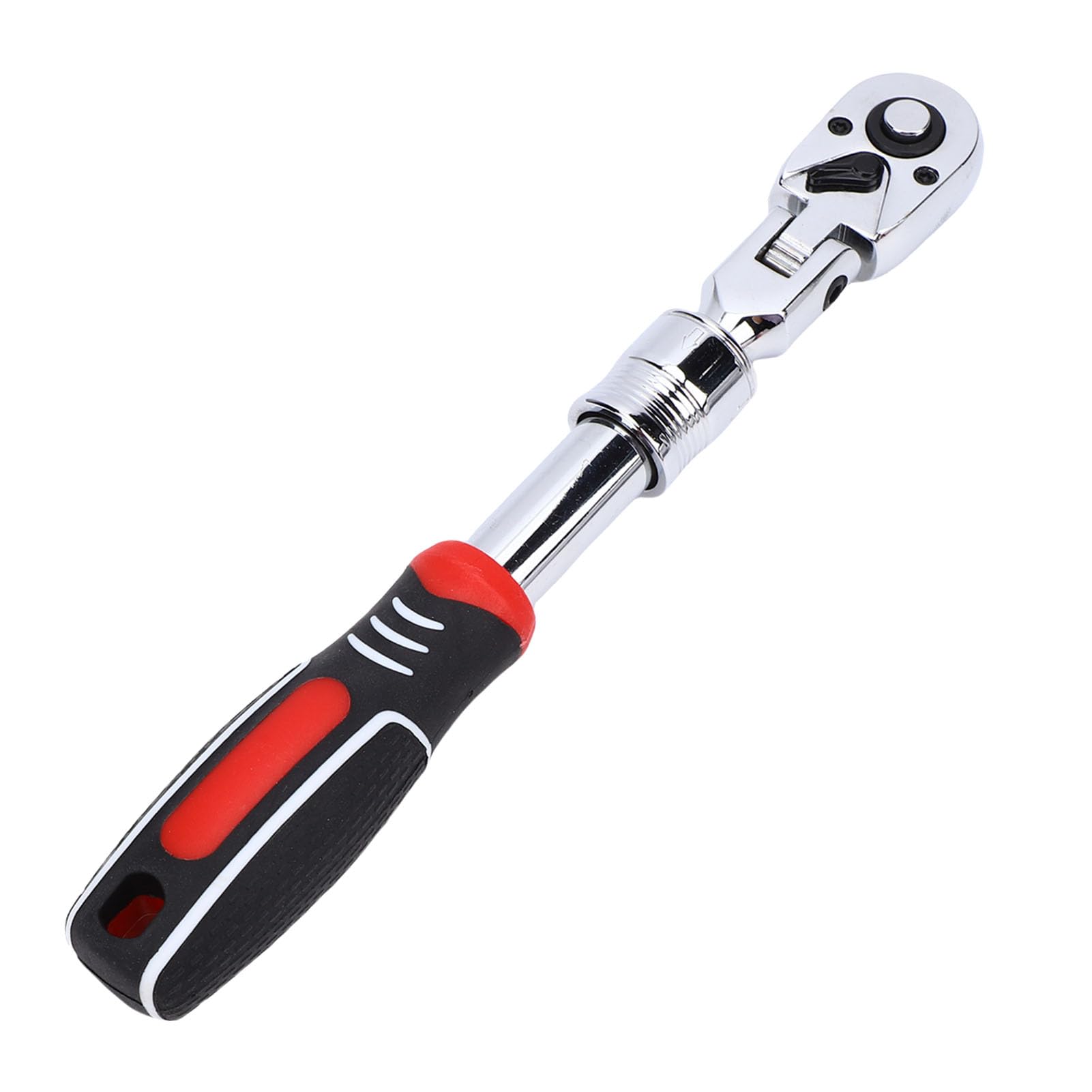 Llave de trinquete de 1/4 extensible para alcanzar tornillos difíciles en espacios estrechos
