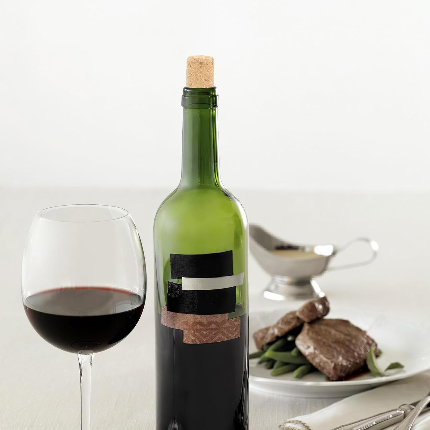 Small Cork Wine Stoppers 50pcs Leakproof for Glass Bottles Xmas