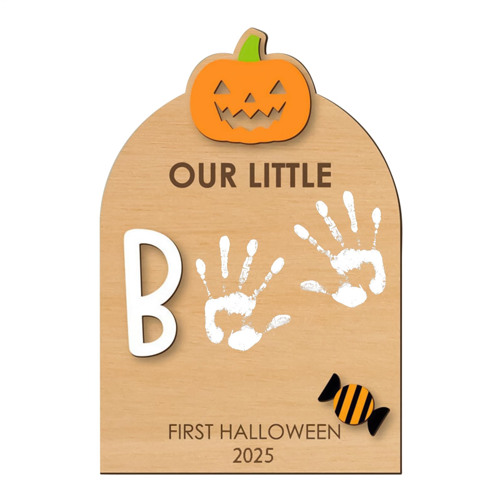 Kit Impronta Neonato Ricordo Nursery Card | Cuscinetto Artigianato Ricordo per Famiglia Genitori Decorazione Festività