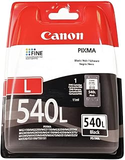 Canon PG-540L Cartridge Size L Black (Blister or Cardboard Packaging - Packaging may vary)