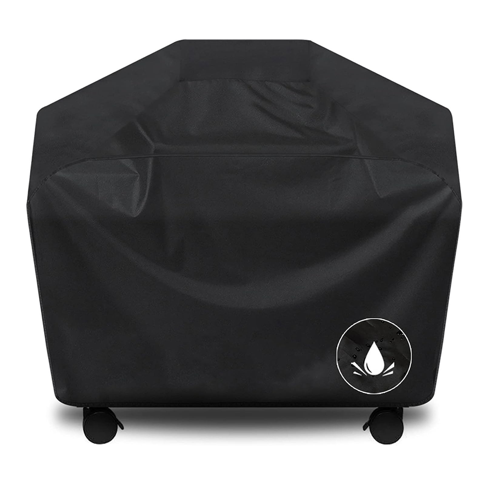 Funda impermeable para barbacoa de poliéster 190T, 145 x 61 x 117 cm, protección UV y lluvia, resistente al viento, cubierta para parrilla al aire libre, accesorio de jardín, protector de barbacoa