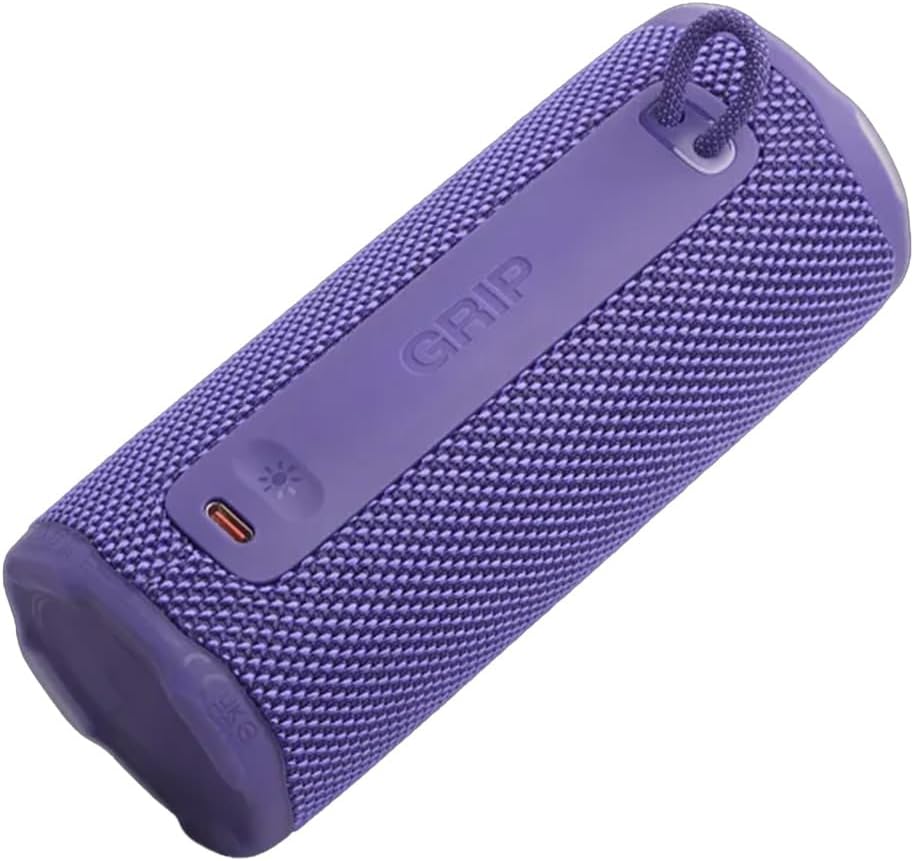 JBL Grip Compact Portable Bluetooth Speaker Bundle with gSport Case (Purple)