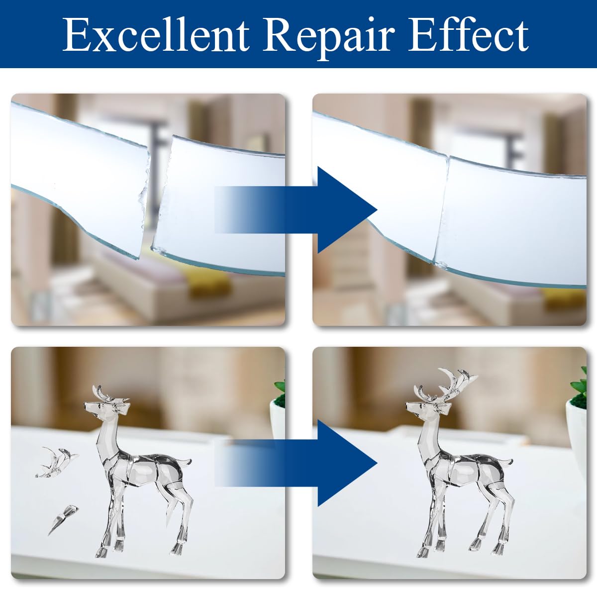 30g Glass Glue Super Glue, Super Glue for Glass, Glass Repair Glue, Glass to Glass Glue, Instant Clear Glue for Bonding Glass, Ceramic, Pottery, Plastic, Metal, Acrylic, Mirror, Jewelry, DIY