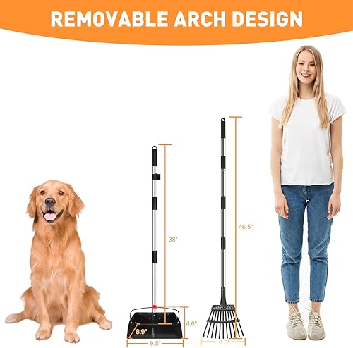 Miniatura 4 de Heylaca Recogedor de excrementos de perro con bolsas, eliminación de desechos de excrementos para perros grandes, medianos y pequeños para embolsar,