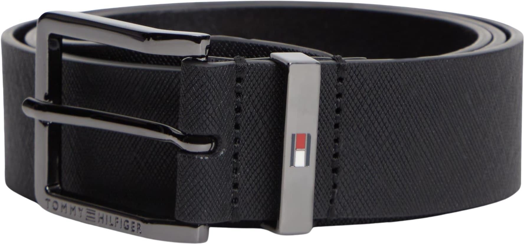 Tommy Hilfiger Herren Oliver Saffiano 3.5 Am0am14573 Fester Gürtel (1er Pack)