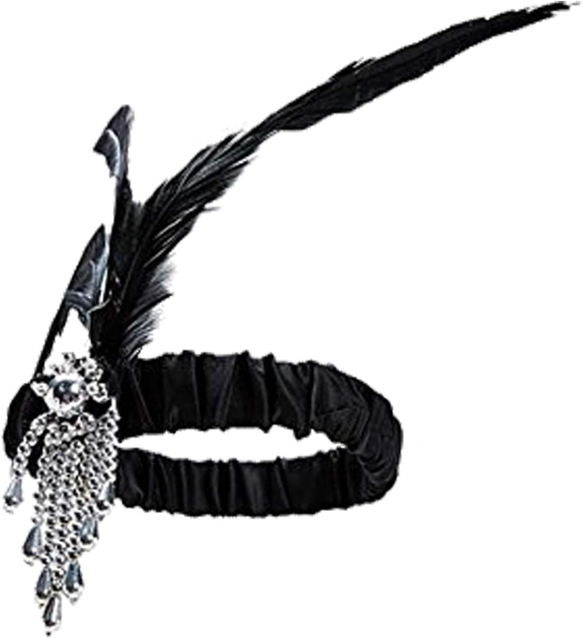 DRESHOW 1920s Great Gatsby Accessories for Women Flapper Headpiece Headband Gloves Costume Harlem Nights Accessories Set - Image 2