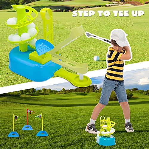 Joyin Club Golf Comprehensive Toy Set With 3 Golf Clubs, 3 Club Heads, Deluxe Toy Golf Bag, 15 Training Toy Golf Balls And Accessories, For Toddler Kids Boys And Girls Golf, Outdoor Lawn Sport Toy #TOP6