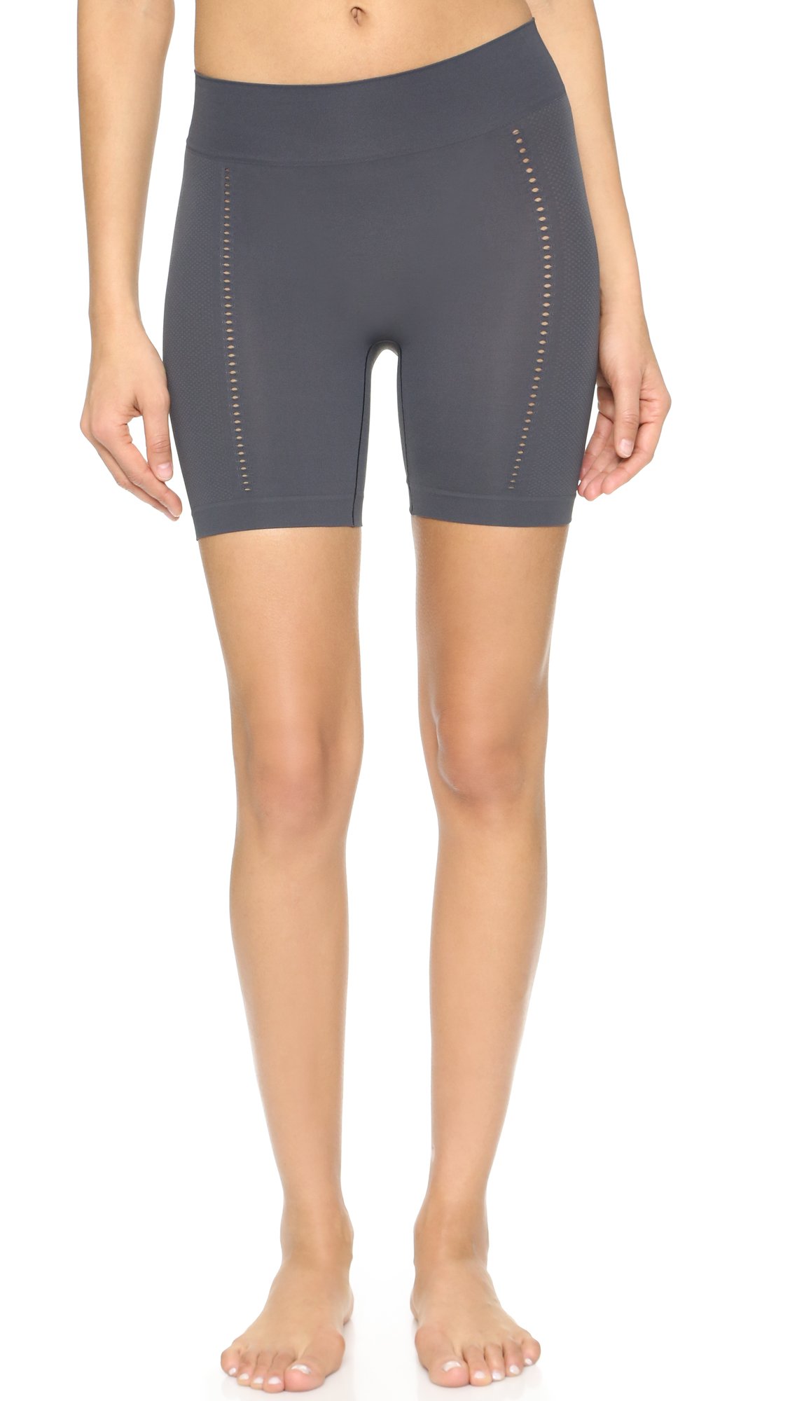 Short mi-cuisse extensible intelligent Spanx de couleur unie - 5