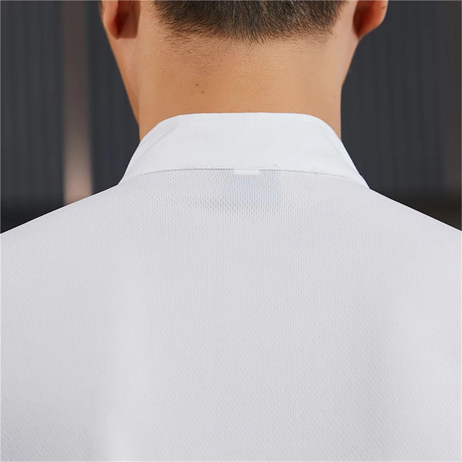 Chaquetilla Cocinero Uniforme de Chef Manga Corta, Camisa Cocinero, for Hombre y Mujer, Uniforme Cocina for Restaurante, Hotel, panadería, Ropa Trabajo Unisex for Camarero