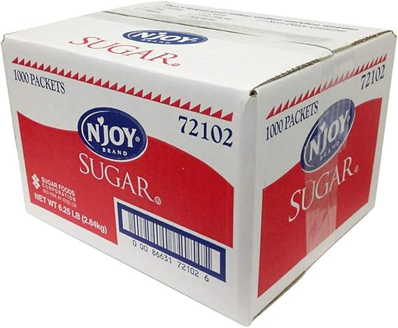 N'Joy Sugar Packets, Box of 1000