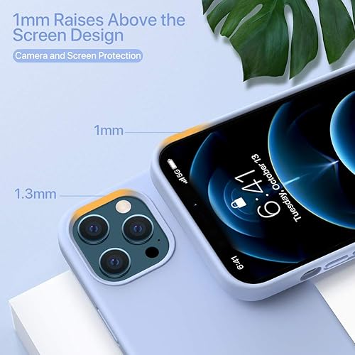 Miniatura 1808 de Miracase - Funda diseñada para iPhone 11 con protector de pantalla, funda de goma de silicona líquida, protección total contra caídas y a prueba