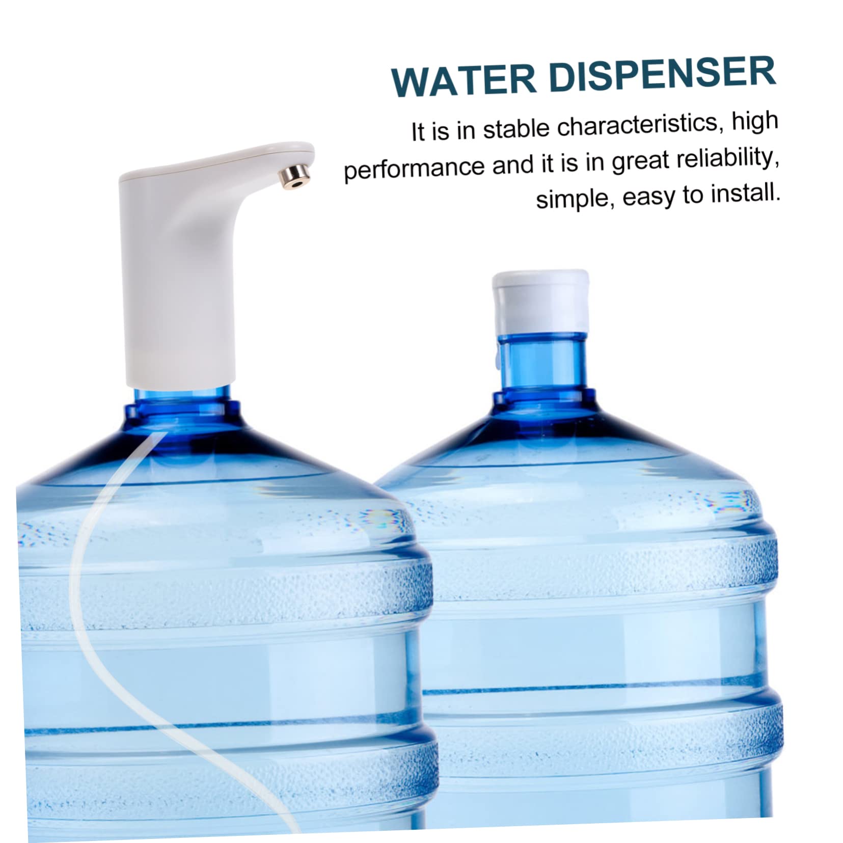 Angoily Distributeur Deau Électrique À Pompe pour Eau en Bouteille 5 L/7 5 L/11 L/18 L Pompe Automatique pour Bouteille Deau Pompe À Bouteille LED pour Carafe De 5 L