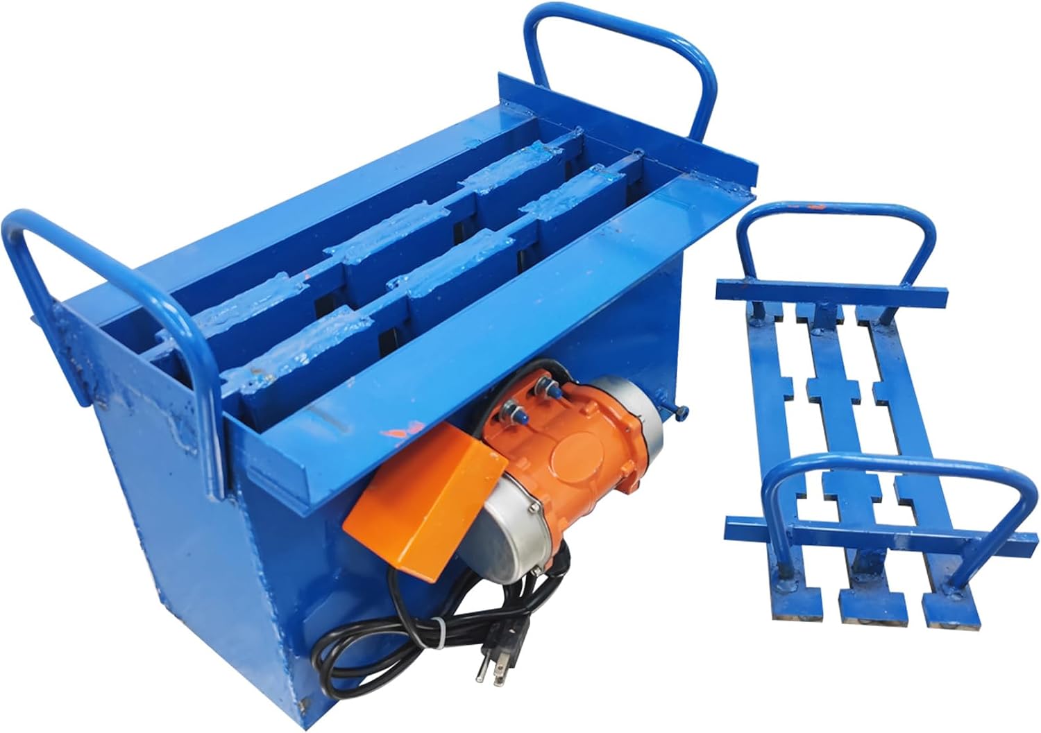 Brick Making Machine Manual Soil Block Forming Machine Paving Brick Die Size H14-hole 15.7X5.9X7.8in(400 * 150 * 200mm)