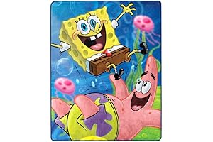 Nickelodeon SpongeBob SquarePants Silky Soft Throw Blanket