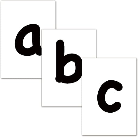 Amazon Co Jp フラッシュカード アルファベット 小文字 A４サイズ 英語カード Com Flashcards English Word Cards Alphabet Small Letters Size 文房具 オフィス用品