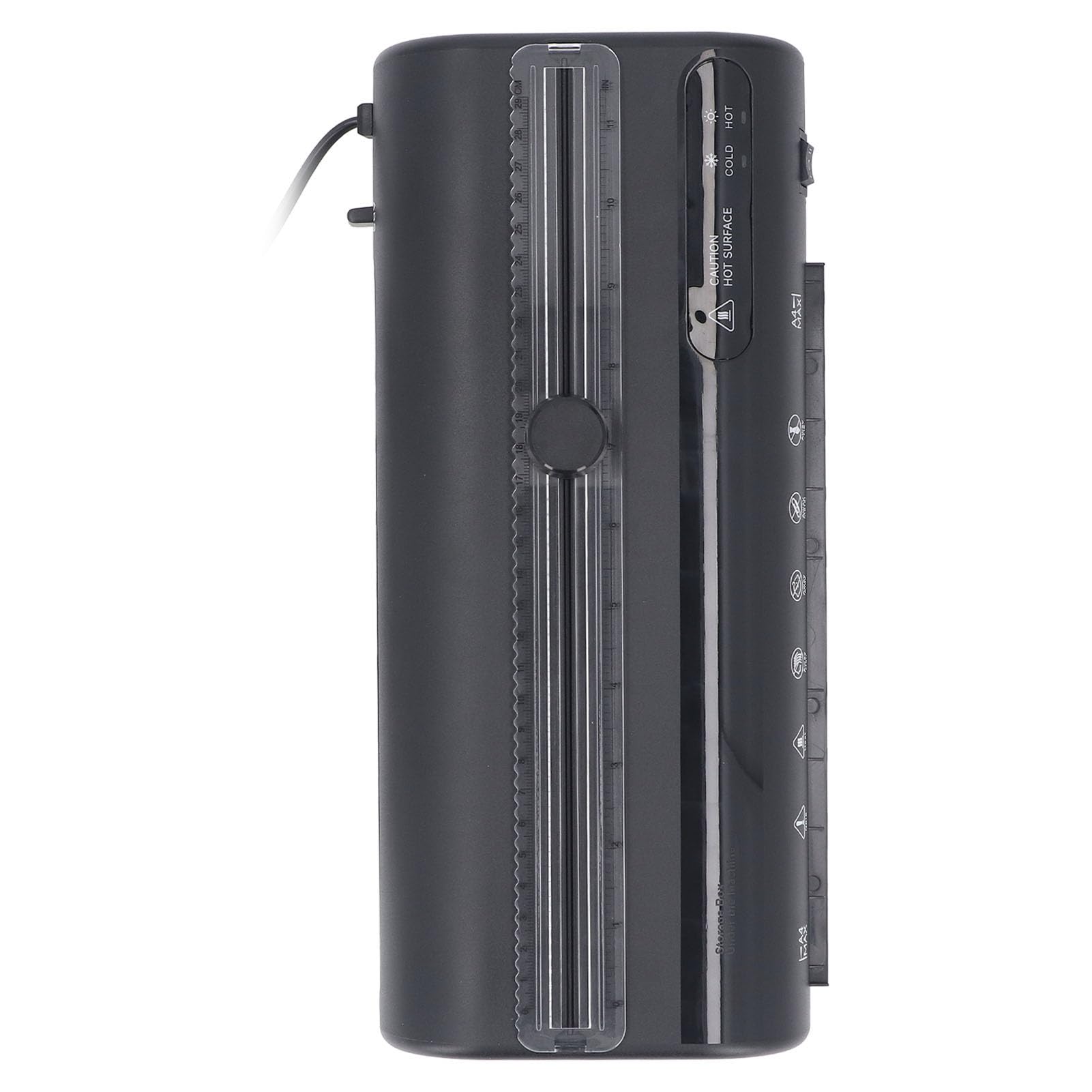 Generic Maszyna Laminowania A4, Maszyna Laminatora Typu A4 do 3 Cali 265 do 320 Mm/min 1 Kluczowy Film do Biura dla Szkoły Domowej (Wtyczka UE AC220-240V)