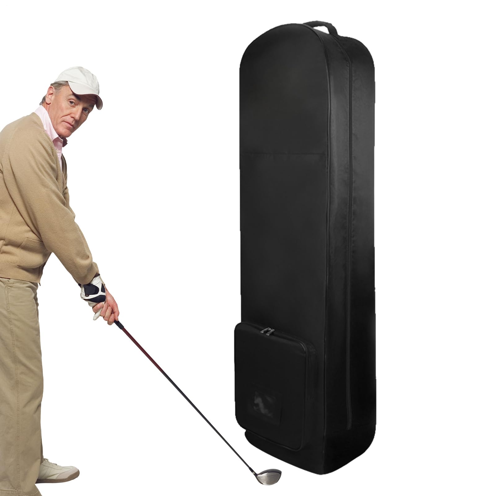 Borsa da viaggio da golf, borsa da viaggio per aereo, resistente all'usura, pieghevole, accessorio portatile e leggero, per golfisti, escursioni