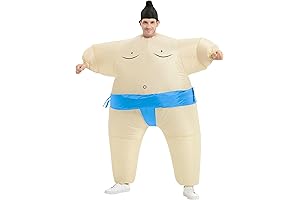 Blue Sumo Inflatable Costume for Adults