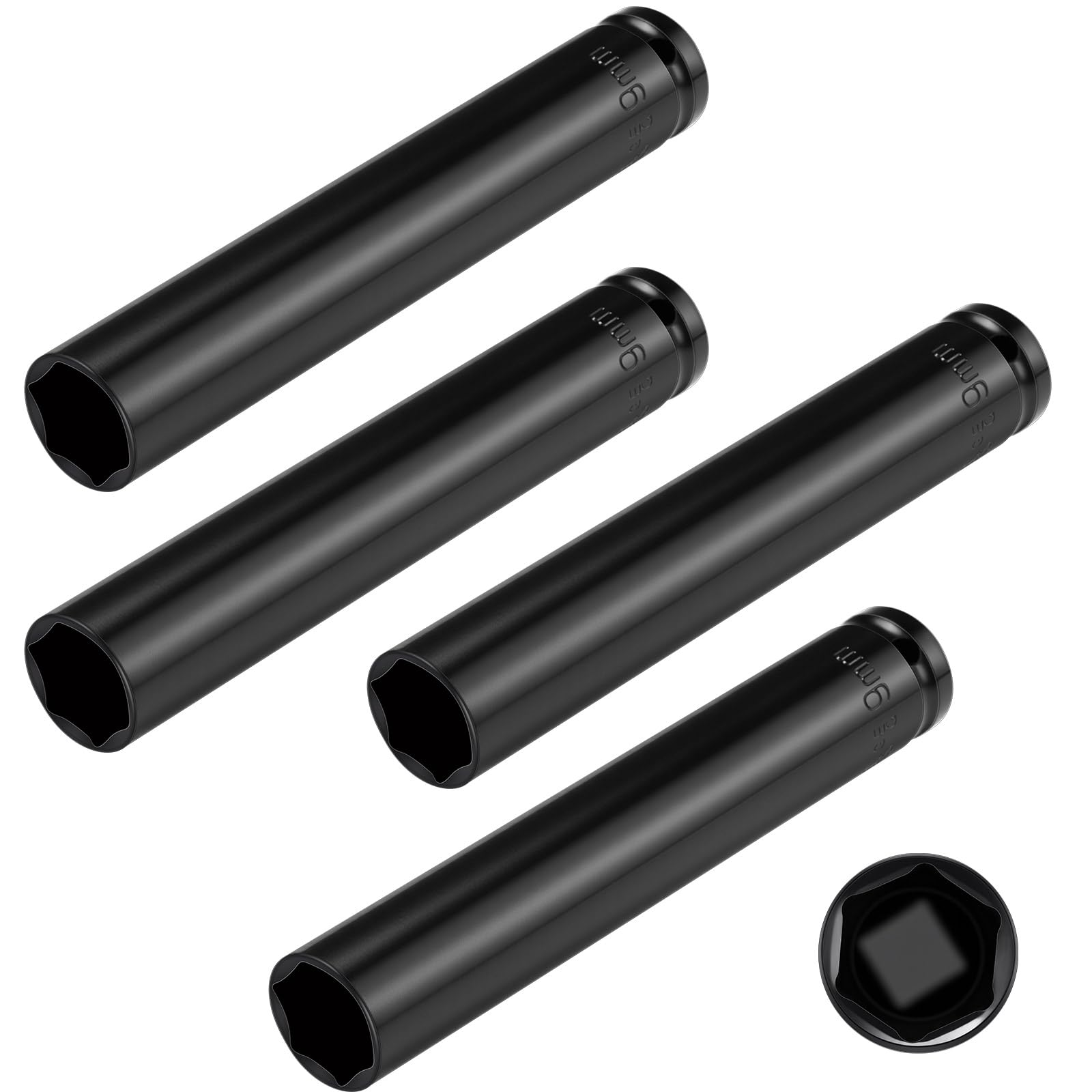 4 Pcs 6 Spline 15/16" Socket Truck Cage Bolt Truck Tools Extra Deep 15/16" Socket 1/2" Drive