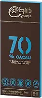 Chocolate 70% Cacau Vegano Espírito Cacau 80g