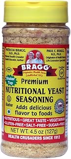 Bragg Premium Nutritional Yeast Seasoning 4.5 Ounce (Packaging May Vary)