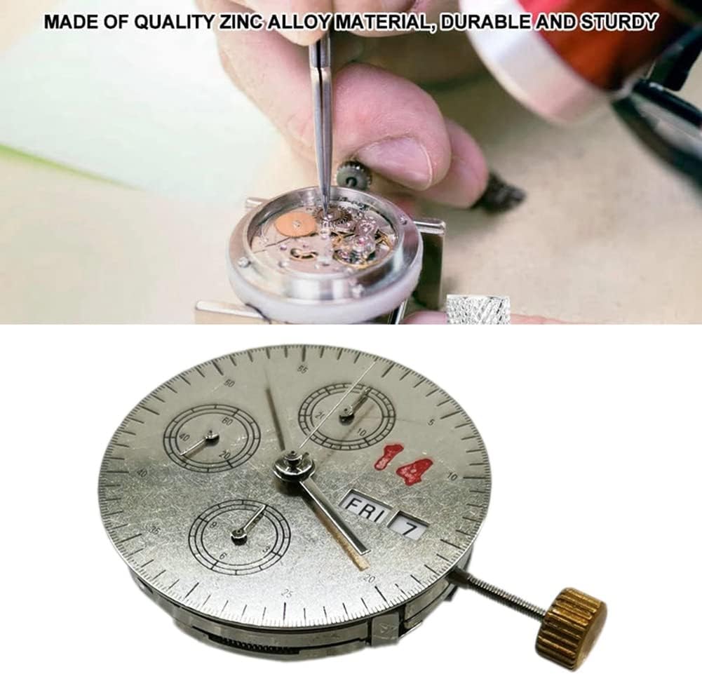 7750 7750 Dual Calendar Six Movement Accessories for High Precision Automatic Mechanical Movement, Silver