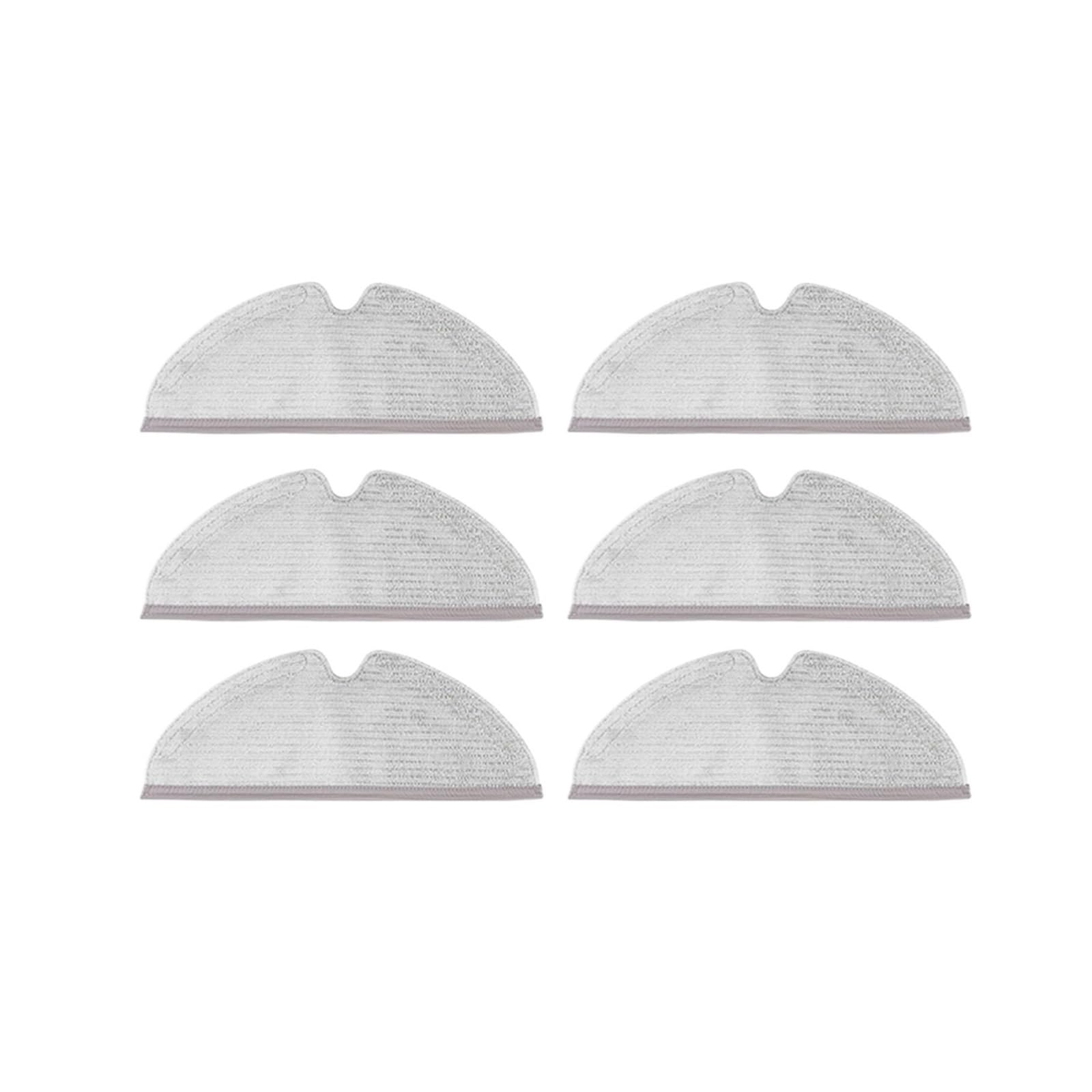 XYMURVVD Water Tank Box, Compatible For Xiaomi, Compatible For Roborock，S5 S6 S60 S61 S65 E25 E35 E20 T4 T6 Robot Vacuum Cleaner Part Accessories(6pcs mop)