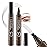 Kaely 2Pcs Eyebrow Pencils for Women, 4 Tip Magical Precise Waterproof Brow Pen, Microblading Eyebrow Contouring Pen, lapiz de cejas 3d Eye Brow Gel, 24h Smudge Proof, 02 Dark Brown